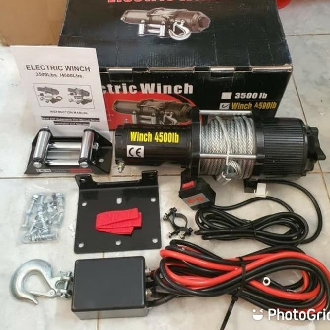 winch derek ATV 4500lbs 2ton murah