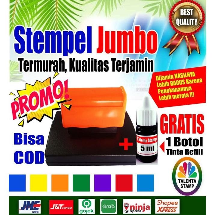 

Readyy!! Stempel Jumbo / Kardus / Kertas /Paperbag