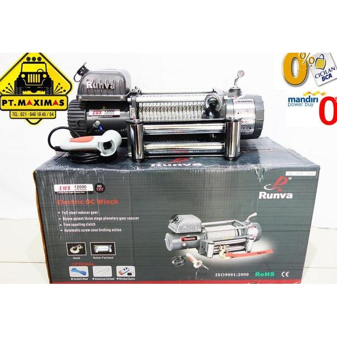RUNVA Electric Winch EWX-12000 (5,4 ton) murah
