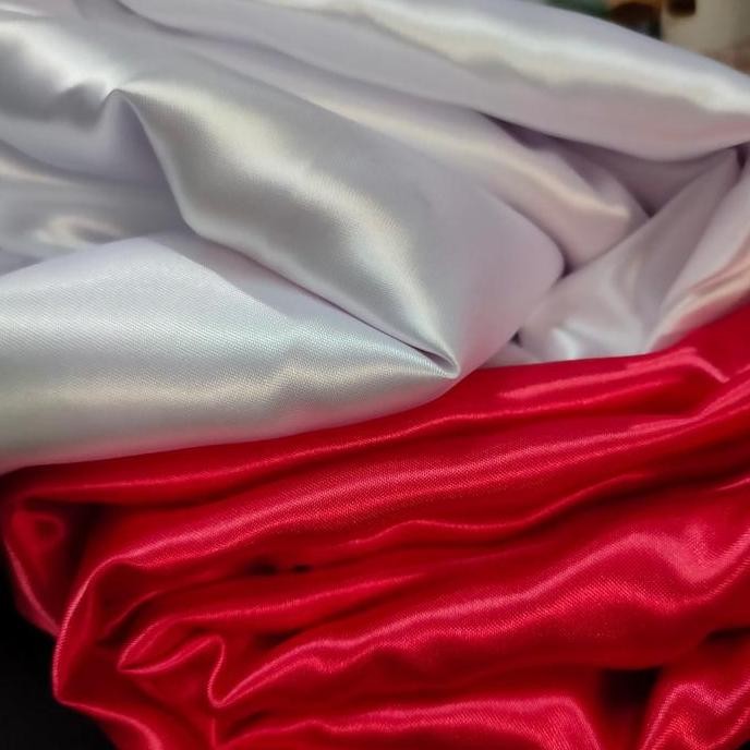 New bahan kain bendera merah putih gulungan meteran YARD