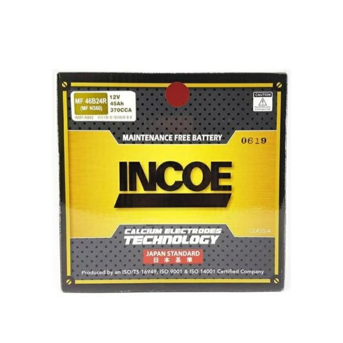 Aki Mobil Avanza INCOE MF NS60 (45Ah) murah