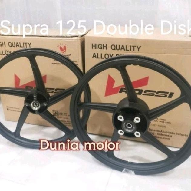 Terlaris Velg Racing Vrossi Jupiter Mx New 135 Double Disk / Supra 125 Double Disk Palang 5