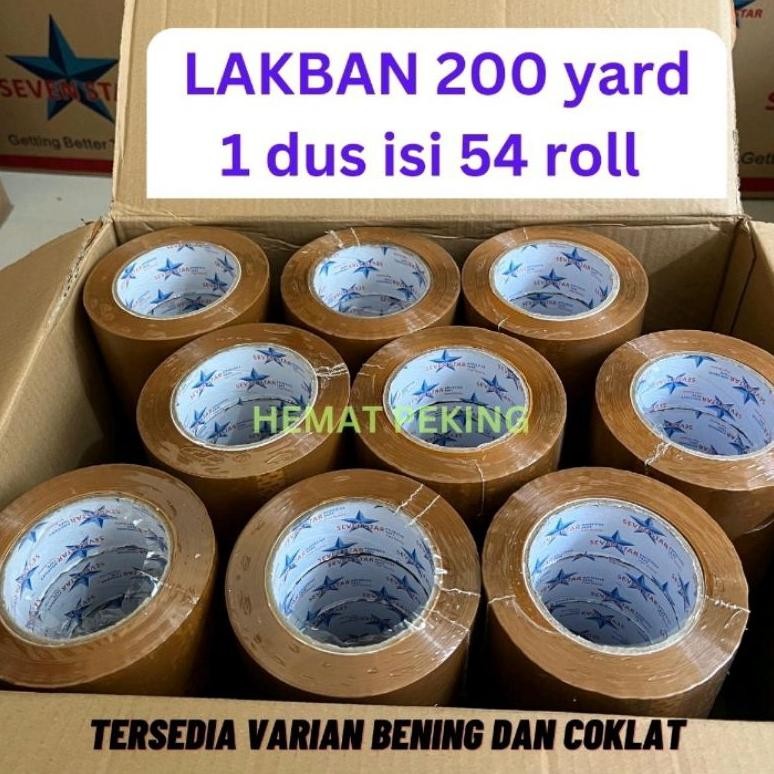 

Big Sale Lakban Gratis Ongkir 200 yard Paket isi 4 Pcs