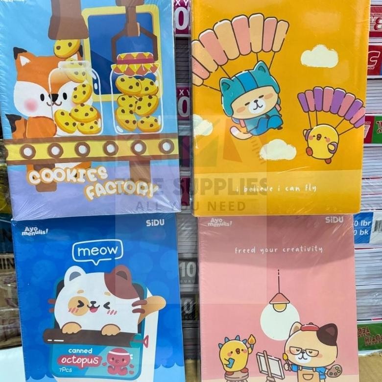 

Miliki - Buku Tulis SIDU 58 LEMBAR (10 PCS) READY COD!!! !!