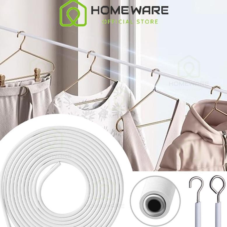 (DISKON TERBARU) Home Ware Hordeng Slambu Selambu Kolong Dapur Tali Spiral Kawat Untuk Gordyn Korden