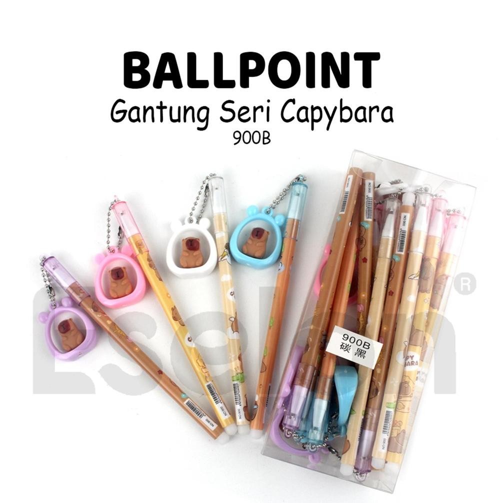 

Kekinian 12pcs BOLLPOINT GEL GANTUNG KARAKTER / 1PAK PULPEN GEL FANCY ,.