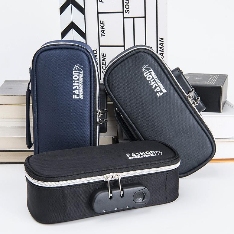 

New Kotak Pensil Waterproof Dengan Kunci Kombinasi Bahan Tebal kode A967