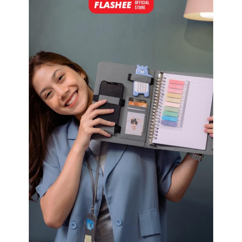 

Flash Sale - Flashee Binder Polos A5 20 Ring Antimainstream Ozzie Binder Eksklusif A5 20 Ring Multifungsi 7 Warna !