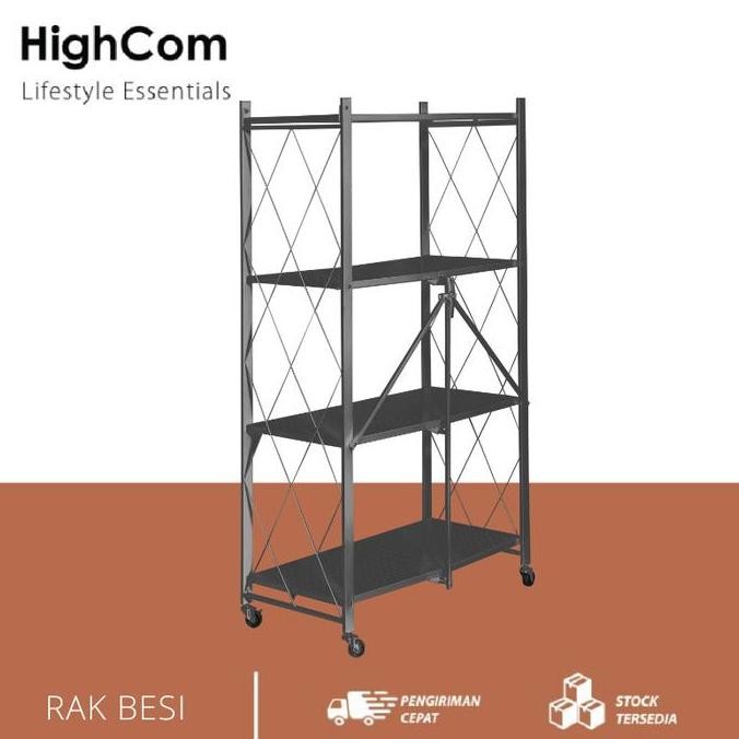 NEW HighCom Lemari Rak Besi Lipat - Fano