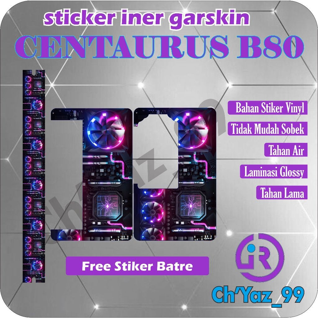 

Iner B80 Lengkap Baru U Garskin/Stiker Case Bisa Custom Motif - 2Pcs