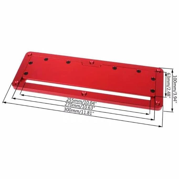 insert plate table saw cover gergeji meja Circular Saw Cover