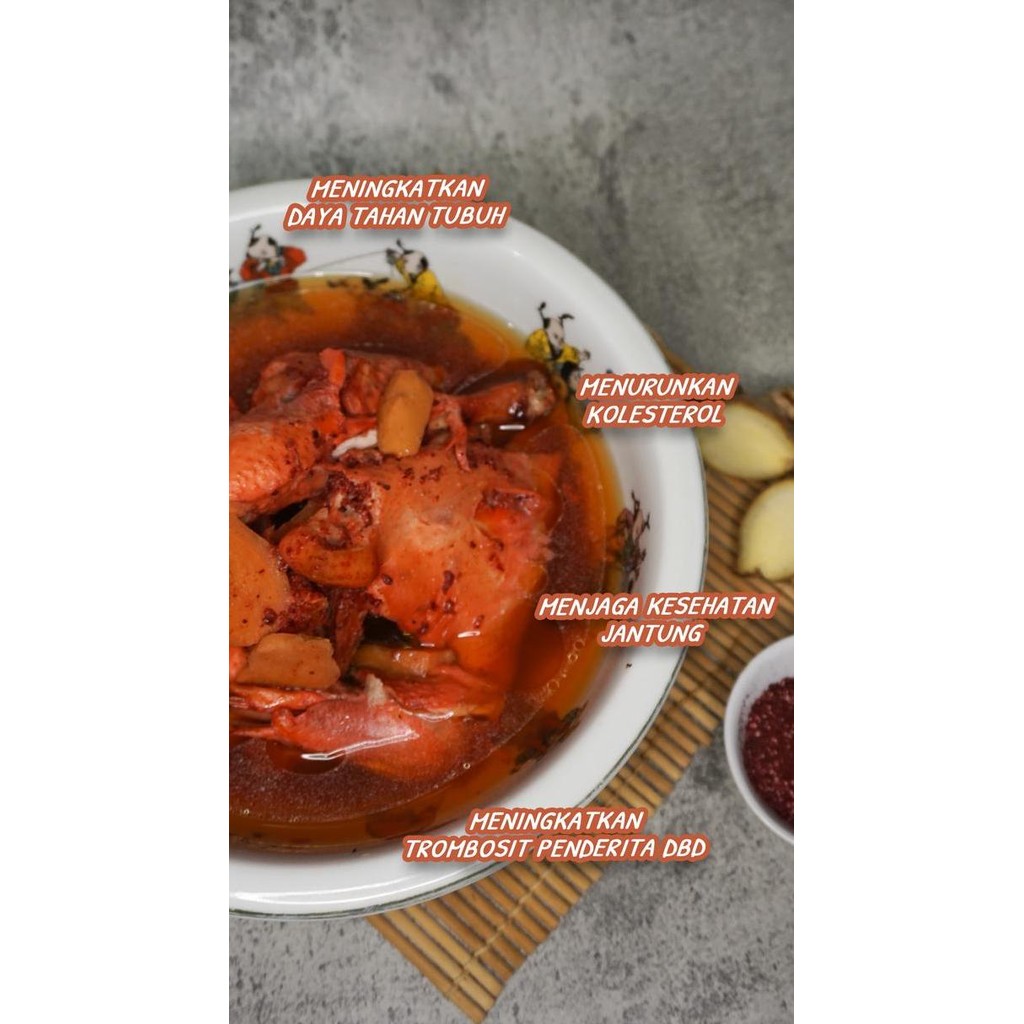 

Ayam Angkak Merah / Ayam Kampung Angkak (Ready To Eat) #Gratisongkir