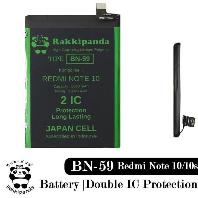 NEW Baterai Xiaomi Redmi Note 10 Redmi Note 10S BN59 Double IC Protection