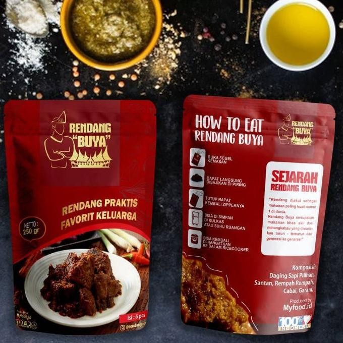 

Rendang Buya Rendang Daging Gr Siap Santap Minang