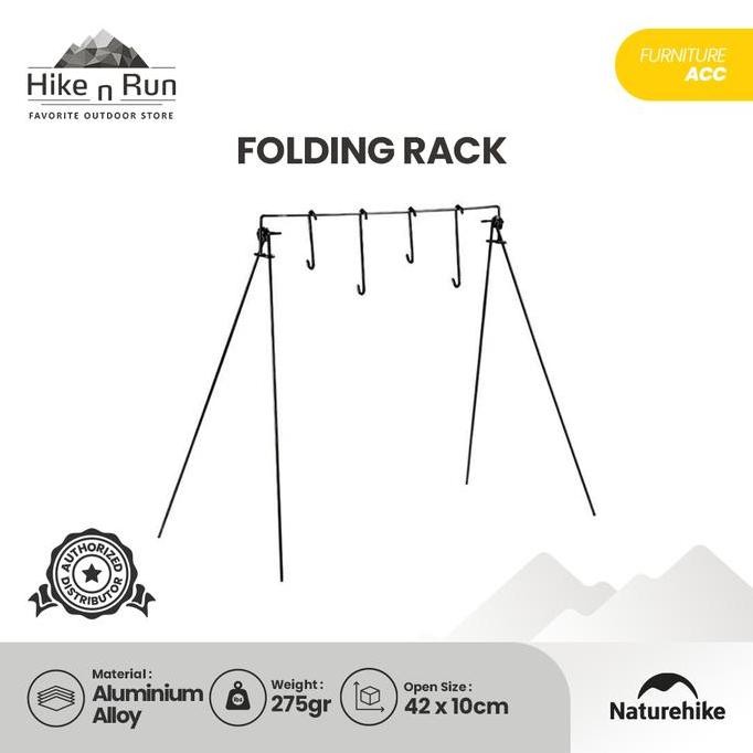BEBAS ONGKIR - Rak Gantung Portable Naturehike NH20JJ109 Pole Storage Rack