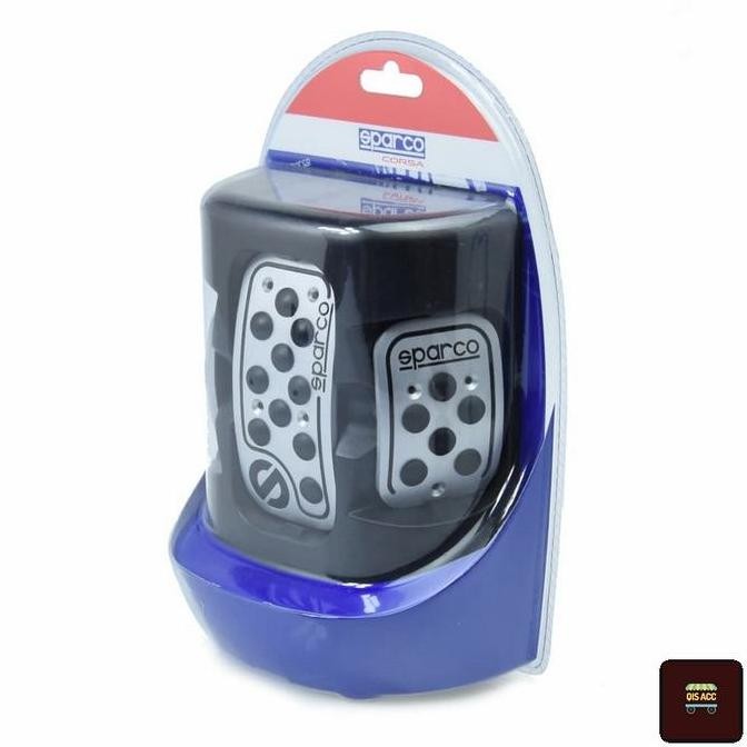 SPARCO Cover Pedal Mobil Manual Aluminium 3 Pcs SPC0406BK
