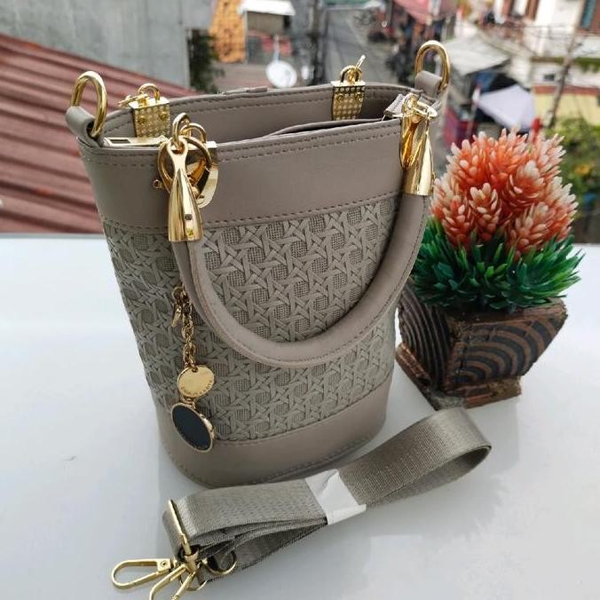 terbaru tas selempang ember mini imut cewek kekinian model korea terbaru