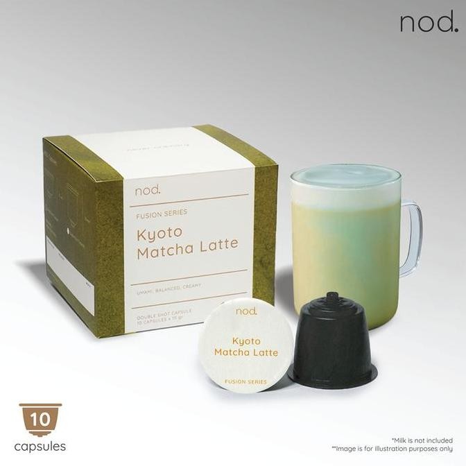 

Terlaris Nod Capsule - Fusion Series - Kyoto Matcha Latte Ready Stok