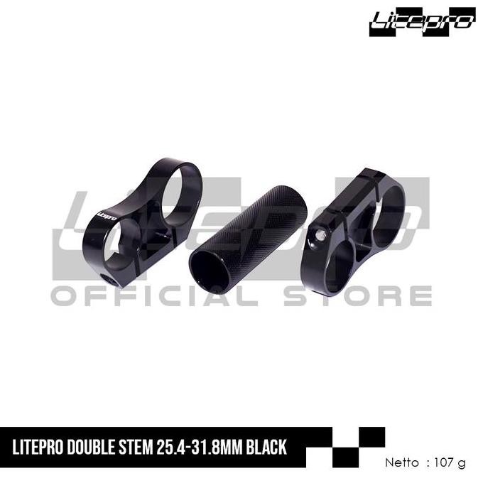 LITEPRO DOUBLE STEM 25.4-31.8MM