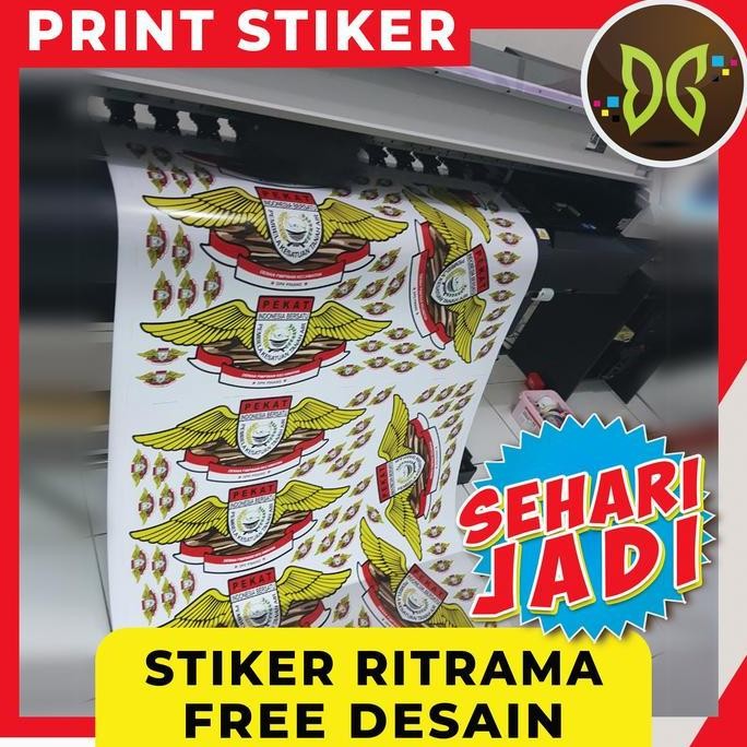 

Baru Cetak Sticker Vinyl Ritrama Custom - Stiker Label Bening Glossy