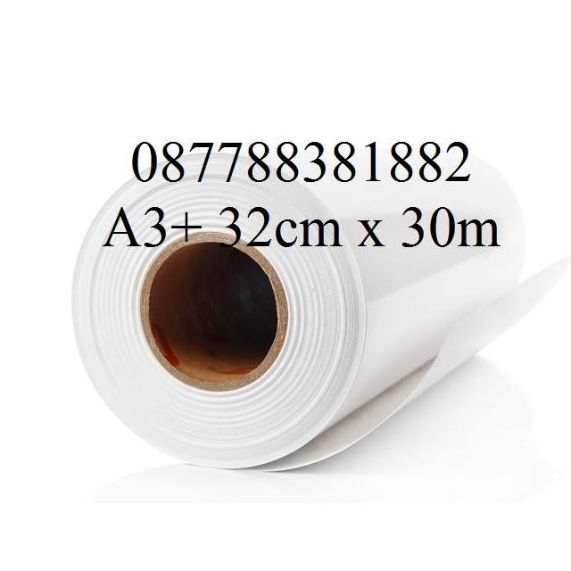 

Baru Stiker Transparan Inkjet A3+ Roll 32Cm X 30M - Vinyl Bening Waterproof