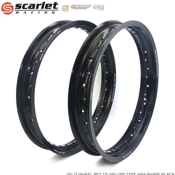 SCARLET RACING - VELG PELEK RIM ALLOY MOTOR MOTORCYCLE RING 17 185 215 FOTO GOLD