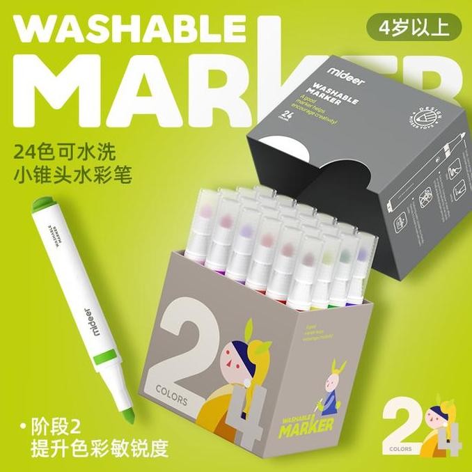 

MIDEER WASHABLE MARKER (ISI 24) ORIGINAL DAN TERPERCAYA