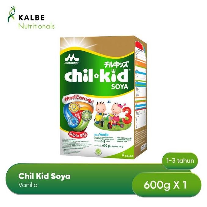

terbaru chilkid soya vanila 600g susu formula anak 1-3 tahun shopee
