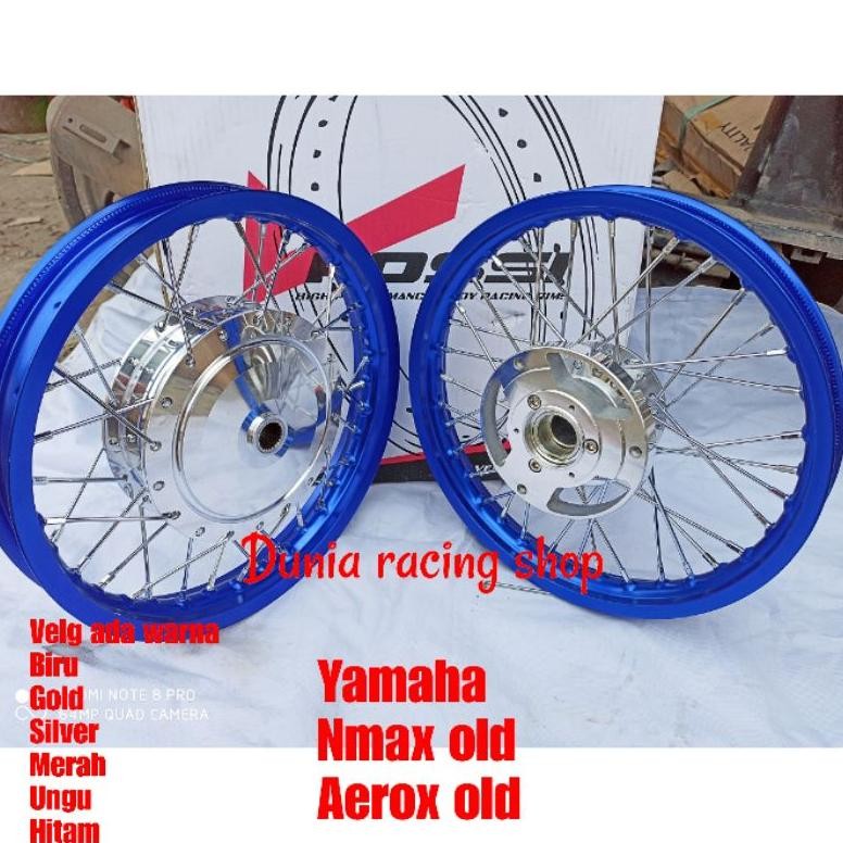Terlaris Paketan Velg Pelek Ring 14 Nmax Old Nmax New Aerox 155 Pcx 150 160 Velg Rossi Ukuran 140 16