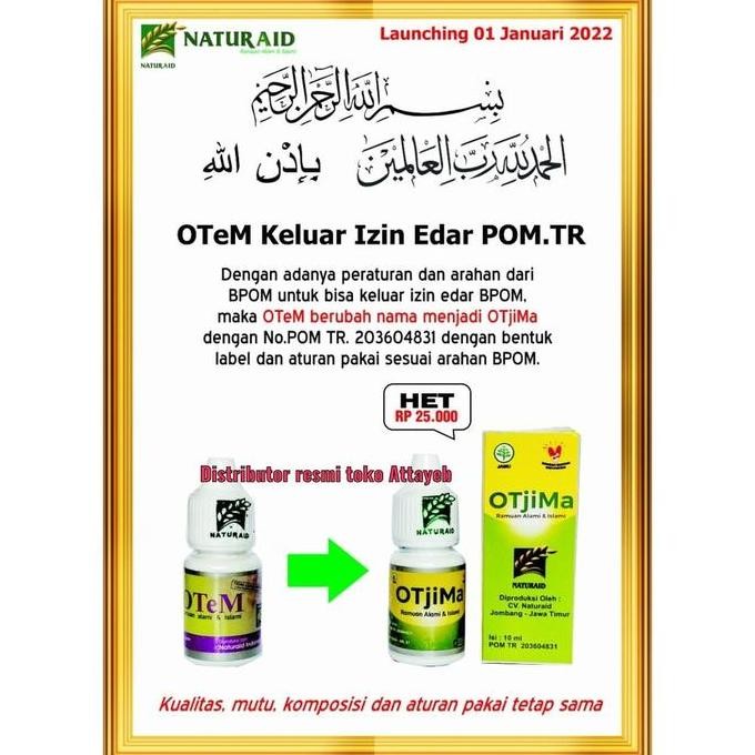 Otem  Otjima Original Naturaid  Otjima Madu Tetes Mata 10Ml Bpom