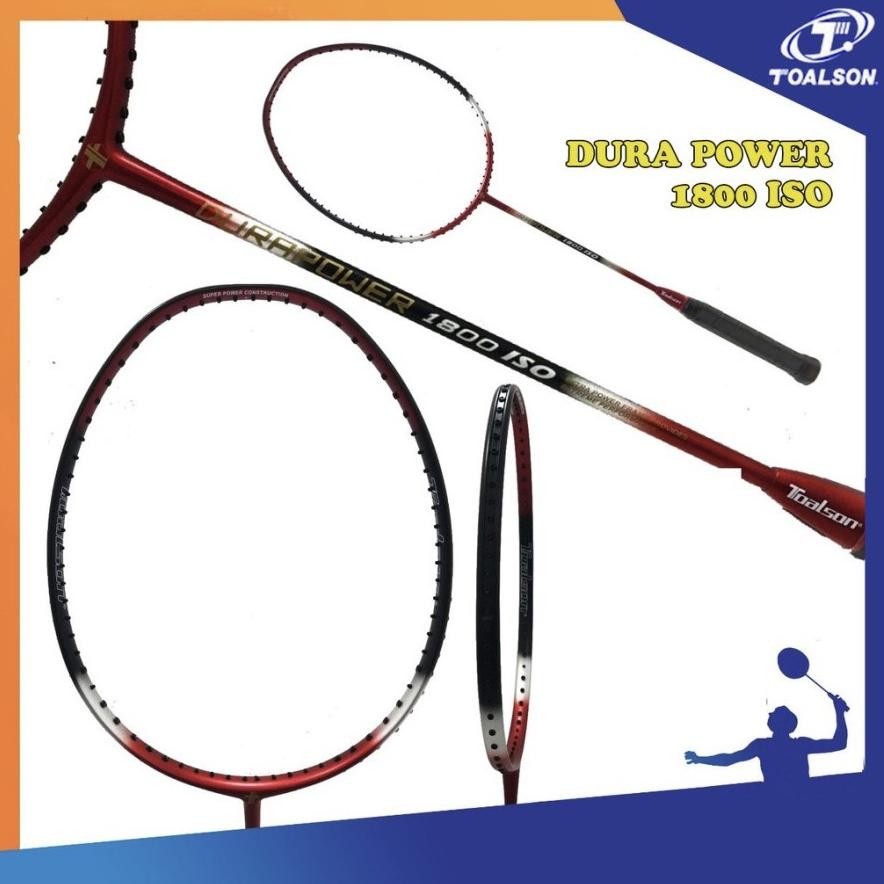 Raket Badminton TOALSON DURA POWER 1800 Original Toalson 100%