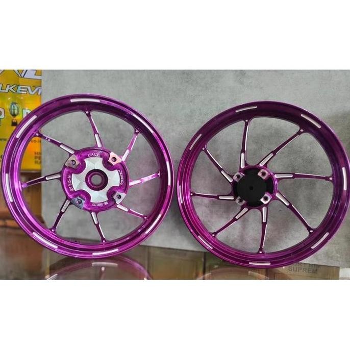 VELG DELKEVIC PCX160 ABS/CBS M-8 SERIES VELG PCX   ACCESSORIES BAN GOLD MESIN MOTOR MOTORCYCLE RACIN