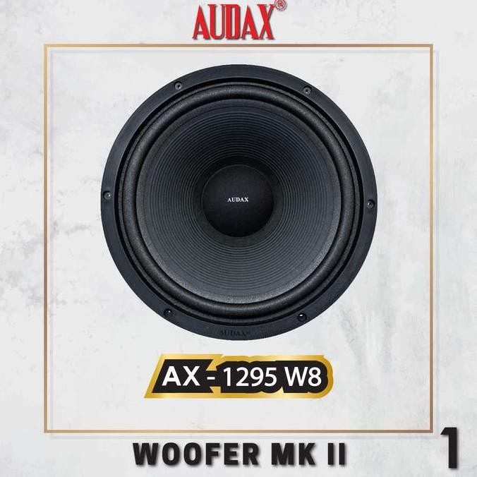 DISKON SPEAKER PASIF AUDAX 12 INCH AX-1295 W8 WOOFER MK II