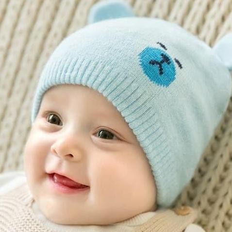 [original] baby hat knitted beanie topi bayi kupluk rajut bayi baby girl baby boy [terlaris] [terbai