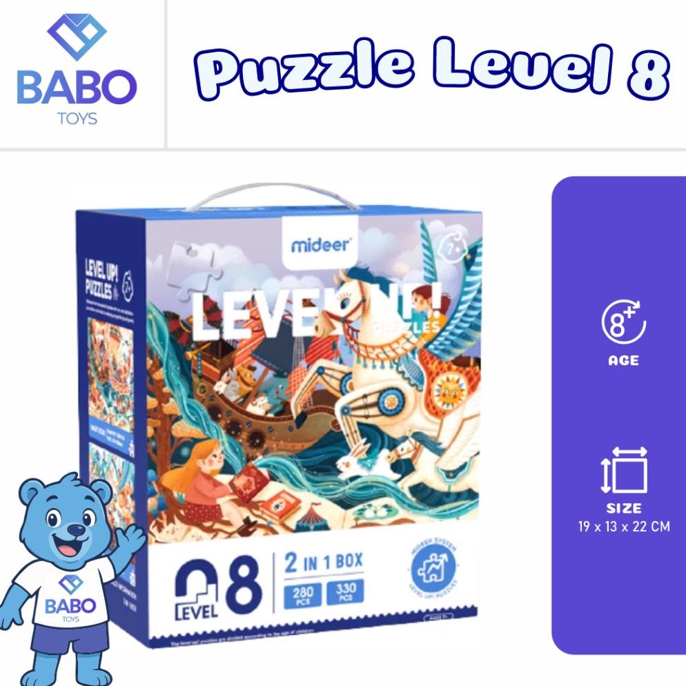 ''Terlaris" Mideer Puzzle Level 8 - Magic Book And Fairy Tale Mainan Edukasi Anak 7+