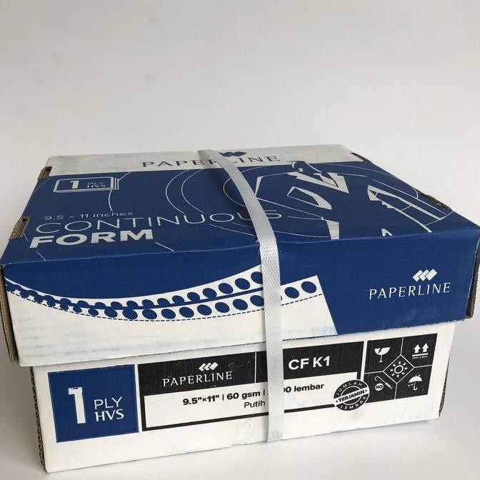 

NEW 1 Ply Full Kertas Continuous Form Sidu / Paperline 9 1/2 x 11