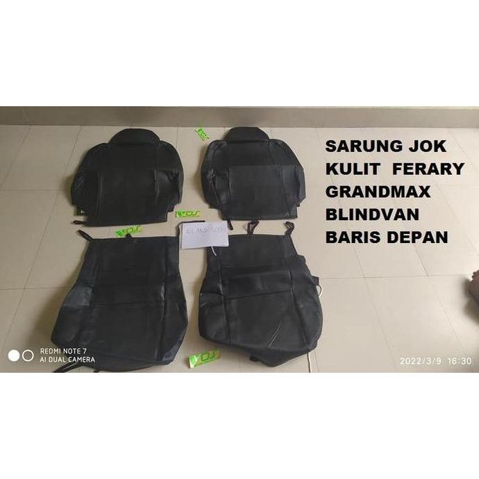 Sarung Jok Kulit Ferary Grandmax Blindvan Baris Depan