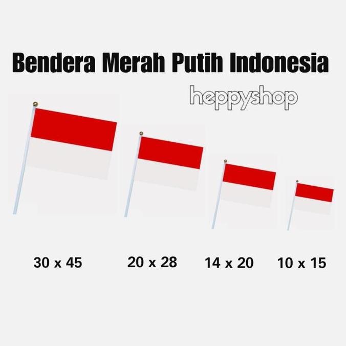 *****] Bendera Kain Indonesia Merah Putih Kecil Pawai 17 Agustusan