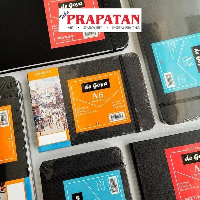 

TERBARU - De Goya Stitch Watercolor Book A6/A5/A4