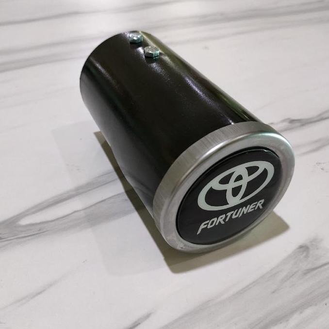 Cover Knalpot Muffler Cutter Toyota Fortuner Tutup Ujung Knalpot Mobil