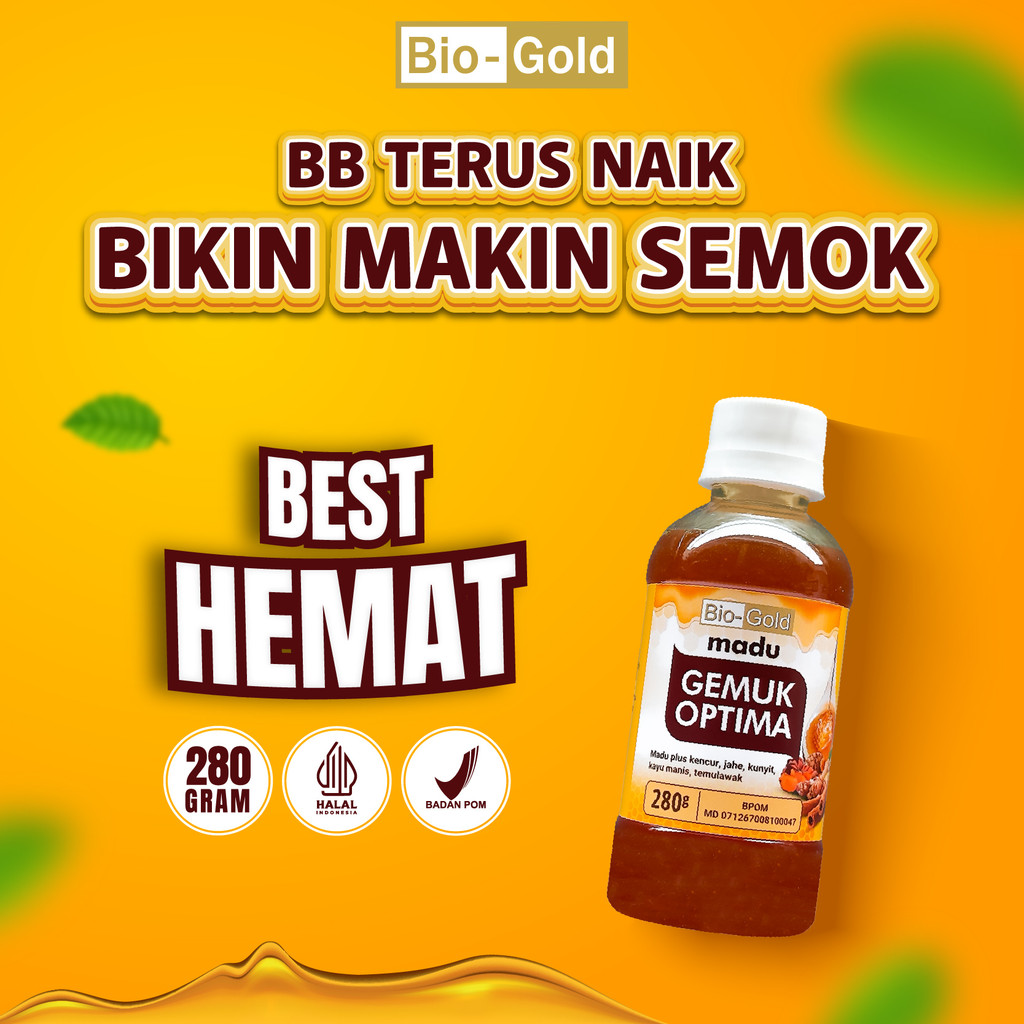 

Madu Gemuk Optima - Suplemen Penambah Nafsu Makan Madu Optima BPOM Original