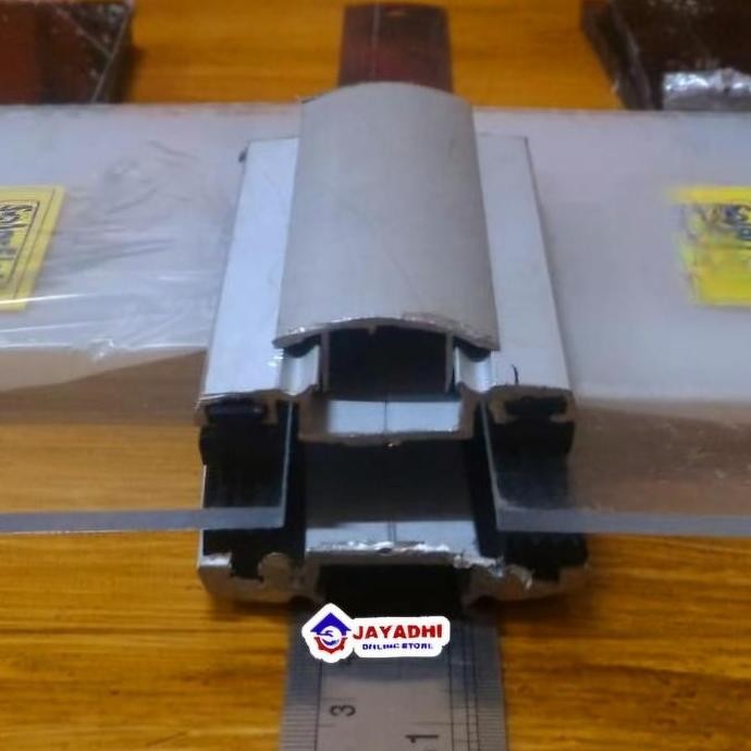 ] Sambungan Alumunium untuk Policarbonat Solartuff Twinlite 6mm 8mm 10mm keatas Lis H  / Lis Profil 