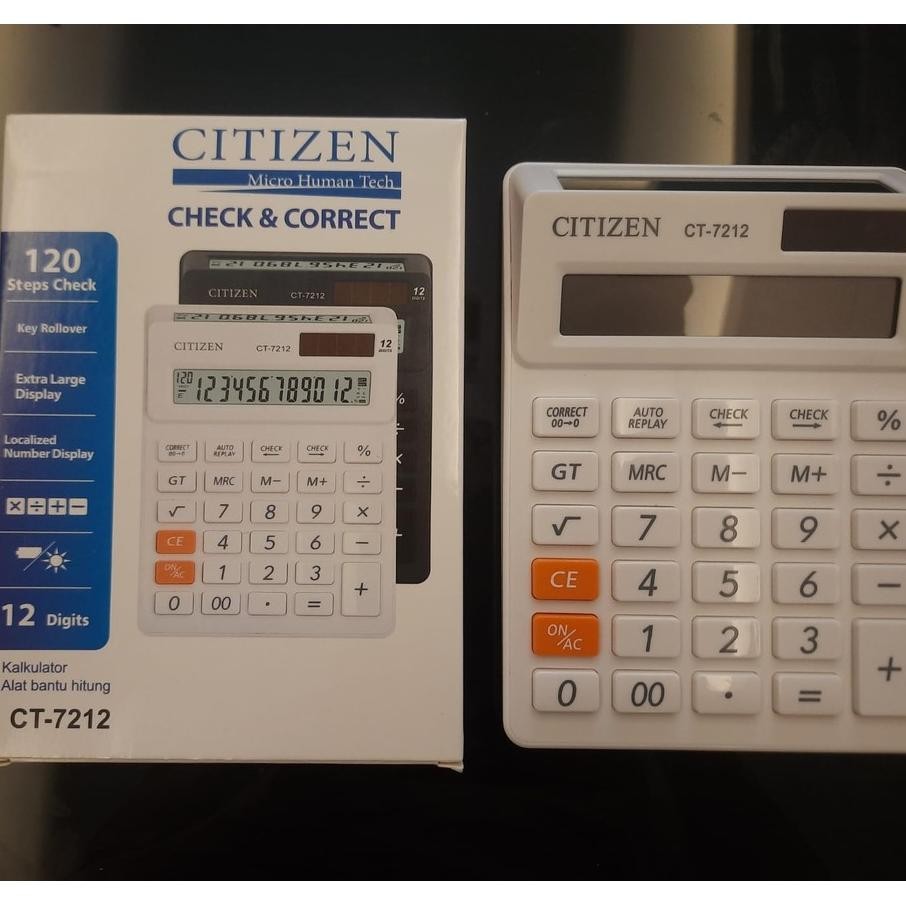 

Kalkulator . Ct7 Calculator 2 Display Layar Che Ulang Kosi Ct7 12Dit