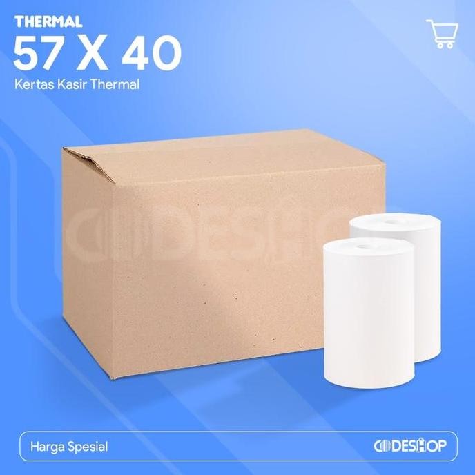 

NEW 1 Dus Kertas Struk Thermal Ukuran 58 X 40
