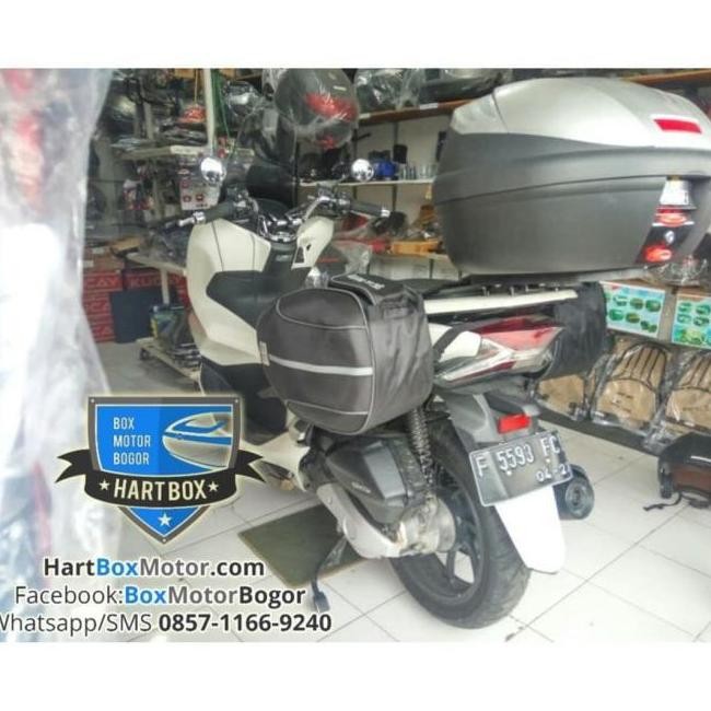 Tas Samping Silver Touring Sac De Moto Honda PCX NMAX VARIO BEAT