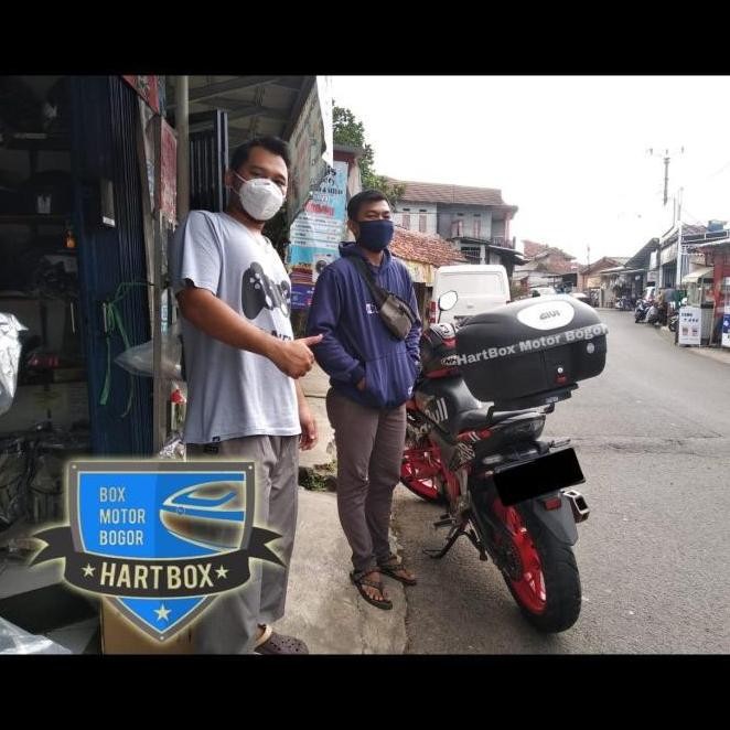 HARTBOX CB150R E33NX PAKET BOX MOTOR HONDA ALL NEW CB150R GIVI 33 LITE