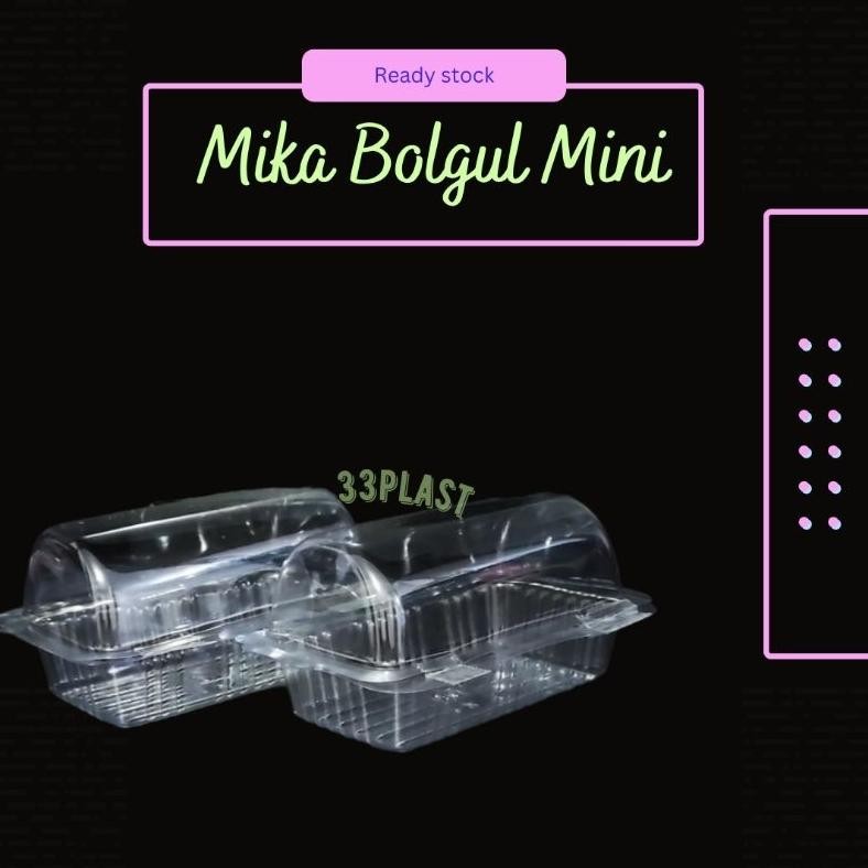 Mika Bolu Gulung Mini 50pcs Mika Roti Gulung