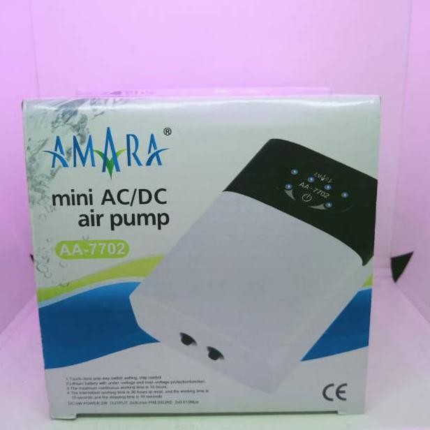 Amara Mini AA 7702 AC-DC USB pompa udara aerator Amara AA7702