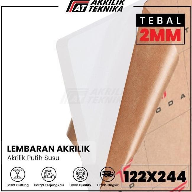 

READY AKRILIK 122 X 244 PUTIH SUSU 2MM LEMBARAN ACRYLIC BERKUALITAS