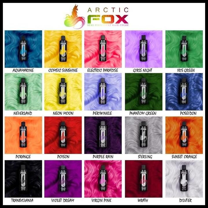 Terlaris Arctic Fox - Cat Pewarna Rambut Arctic Fox Good Quality